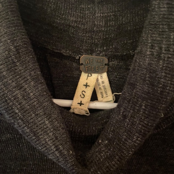 Free People Turtleneck V-Back Sweater - Picture 4 of 4